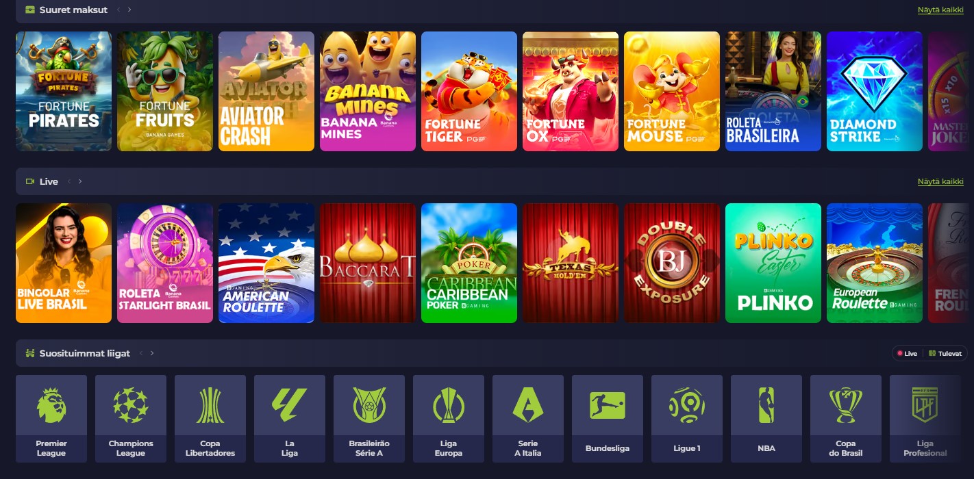Bet7K — UI